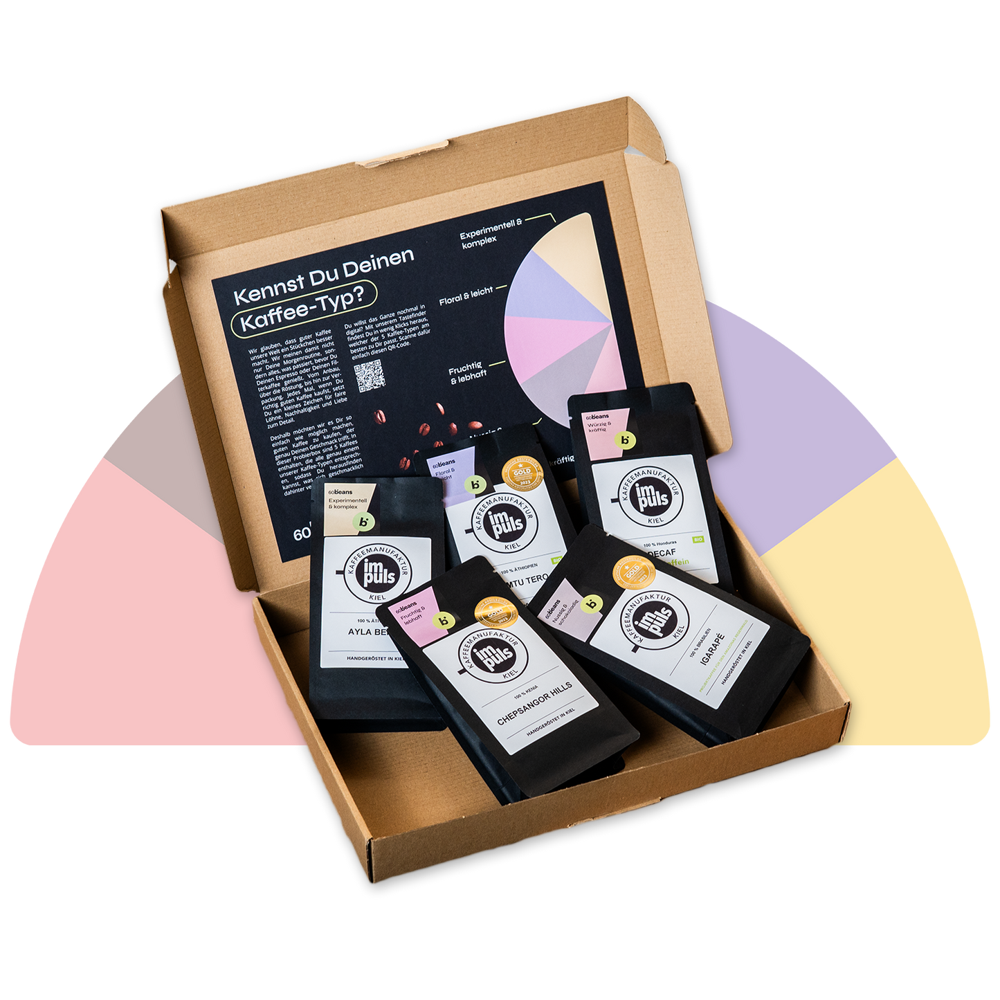 60Beans Tastebox with Gift Wrap