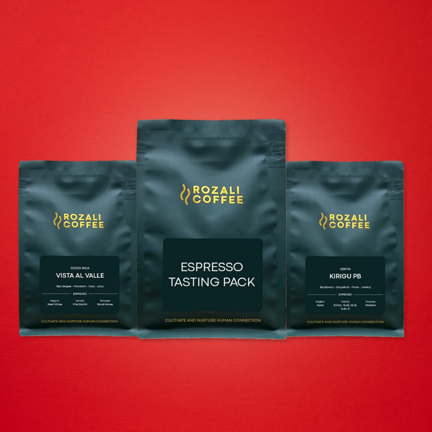 Rozali Probierpaket Espresso mit Geschenkverpackung