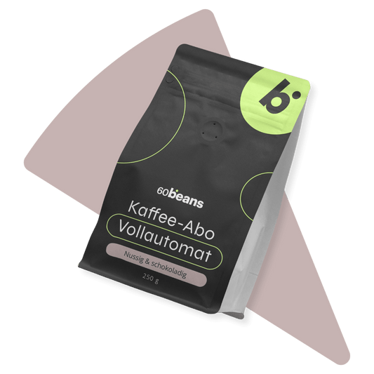 Kaffee-Abo „Nussig & schokoladig“ Vollautomat - 60beans