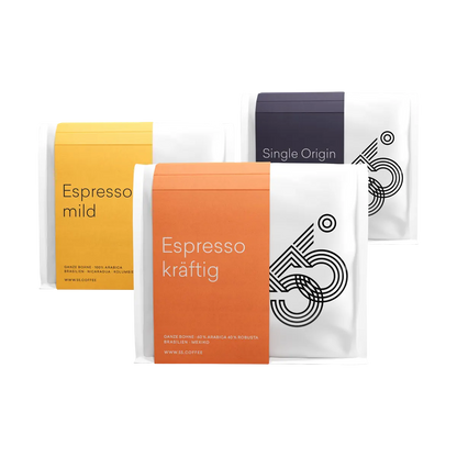 55 degrees Probierset Espresso mit Geschenkverpackung