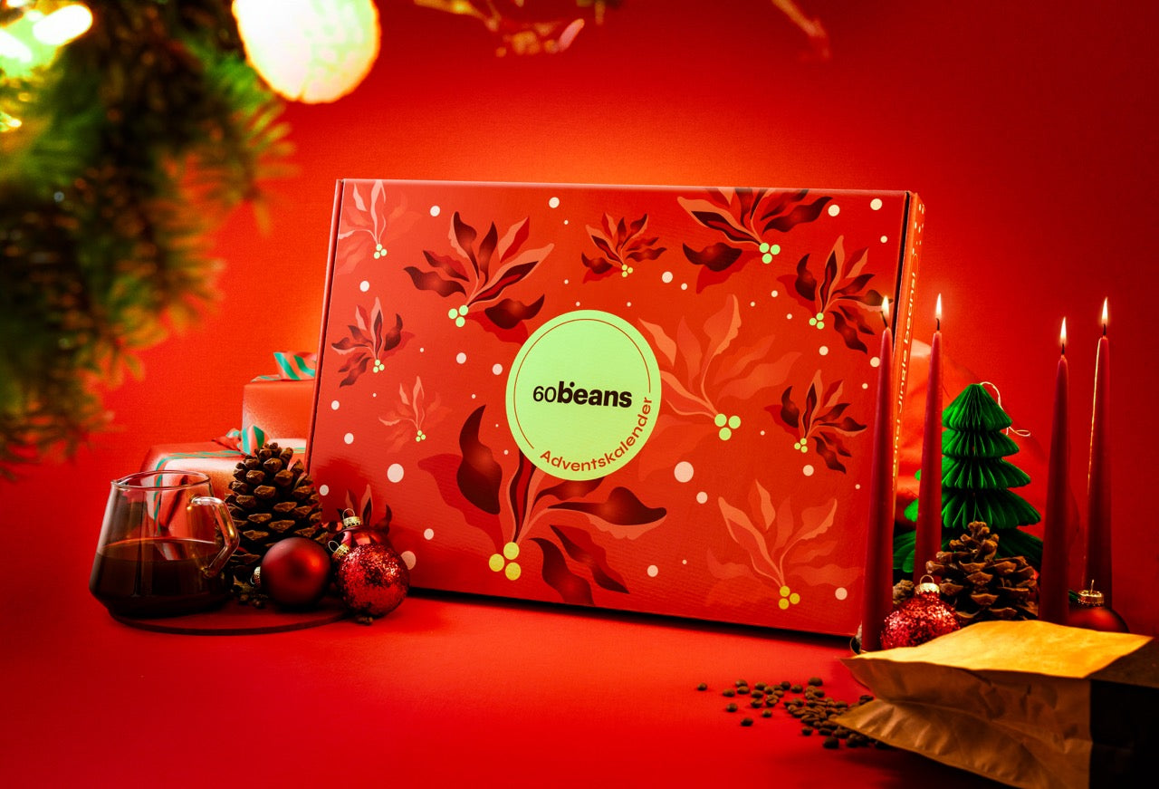 60beans Adventskalender in rot für 2023
