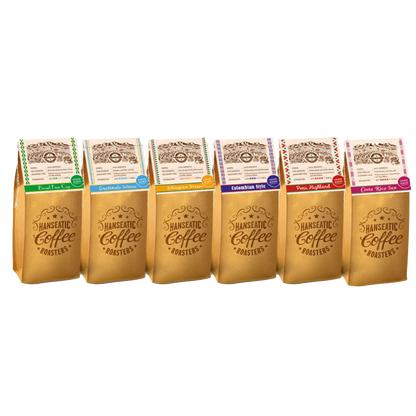 Hanseatic Probierpaket "Single Origins" Filter mit Geschenkverpackung