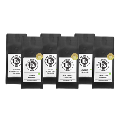 Impulse Sample Bundle "Sixpack" Espresso with Gift Wrap