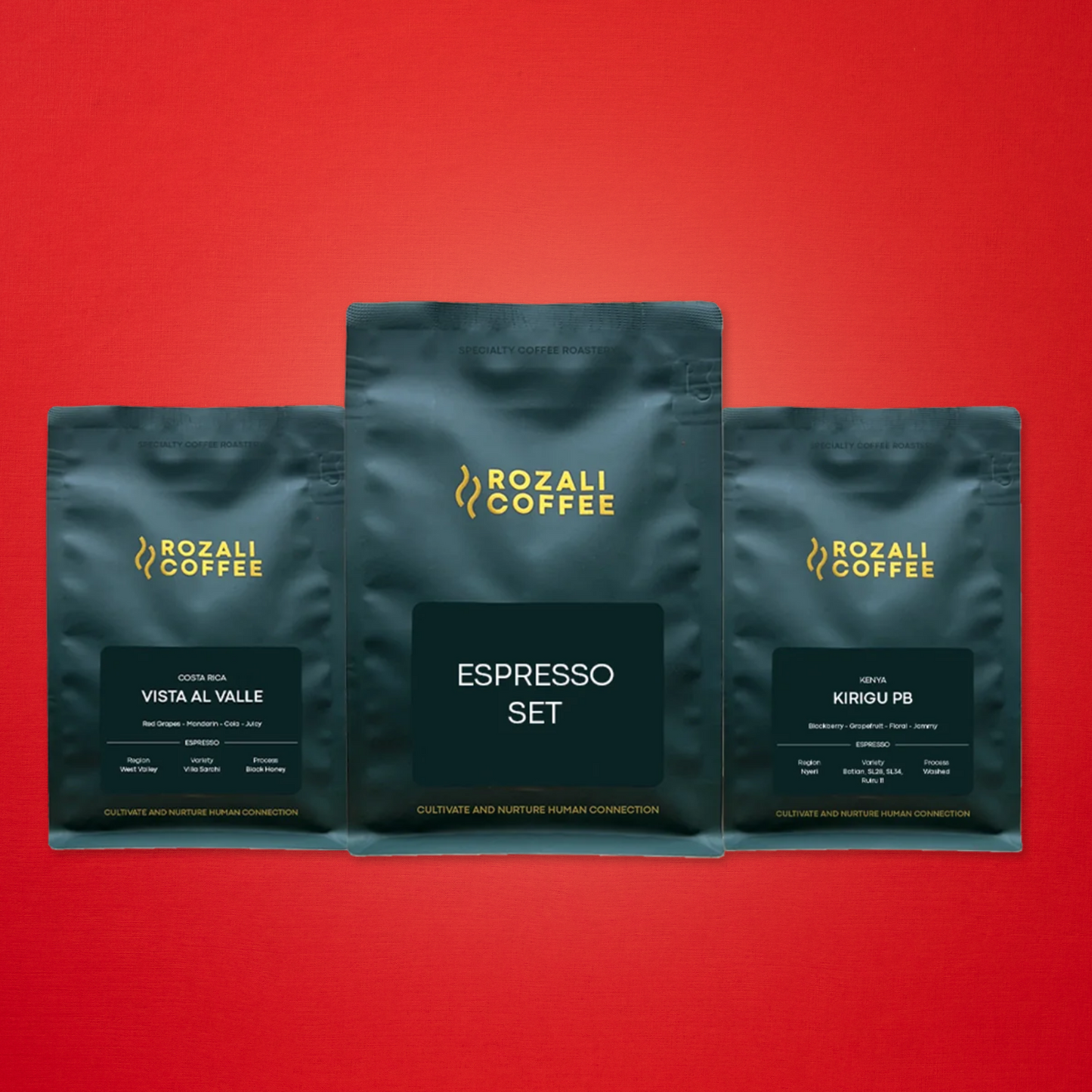 Rozali Set Espresso mit Geschenkverpackung