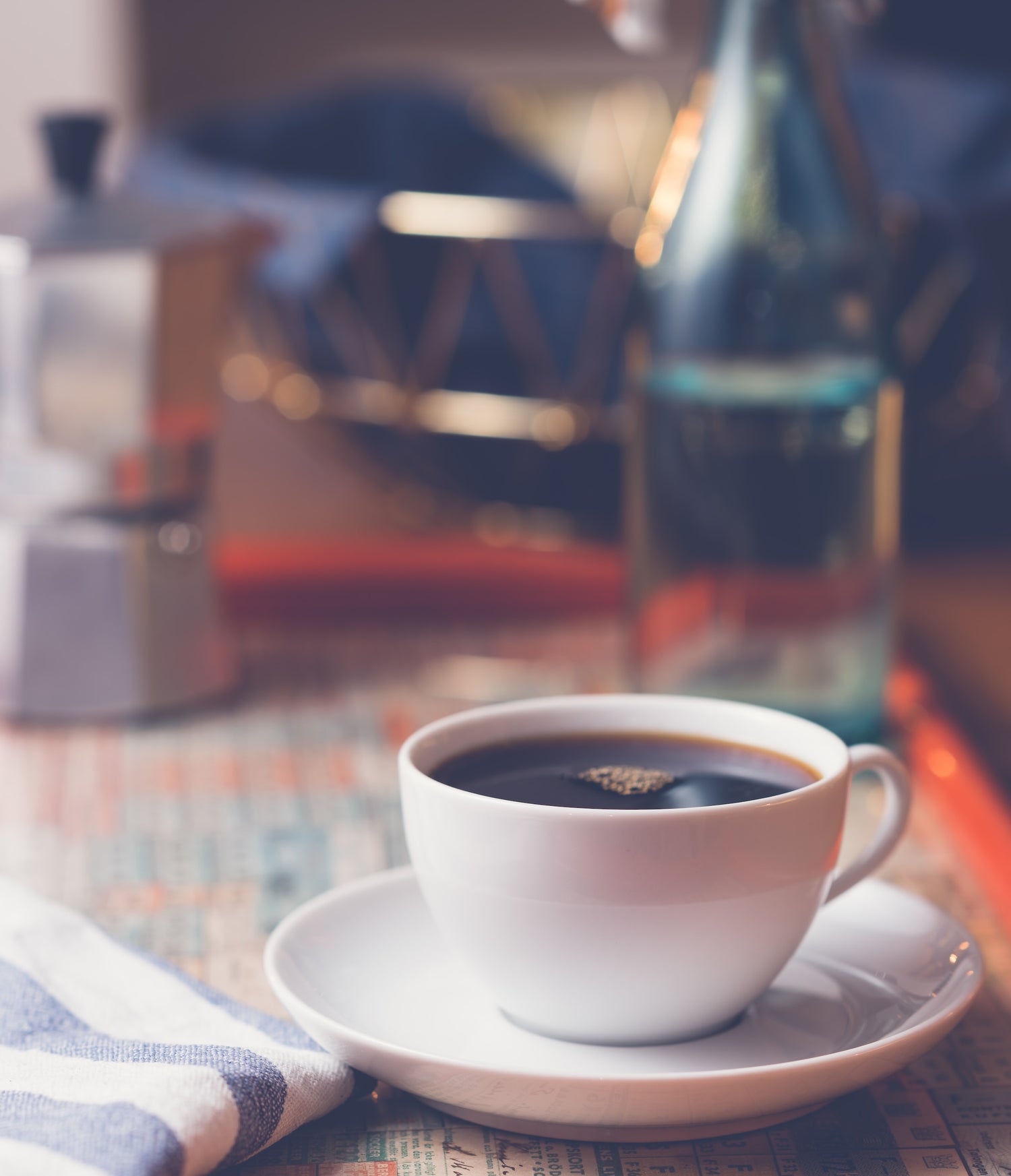 Tasse Kaffee mit dem Moccamaster zubereitet