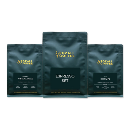 Rozali Set Espresso mit Geschenkverpackung
