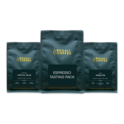 Rozali Probierpaket Espresso mit Geschenkverpackung