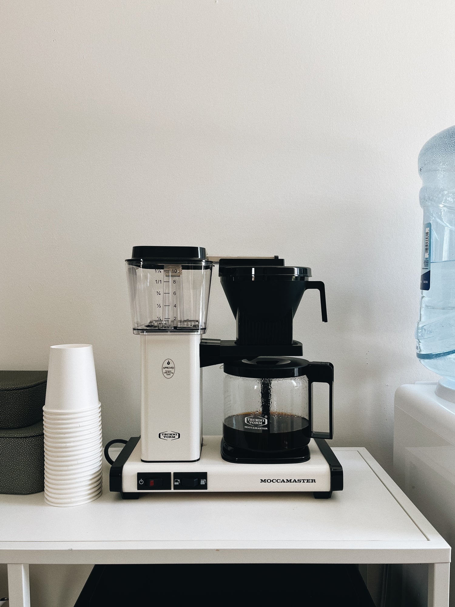 Moccamaster Filterkaffeemaschine in silber