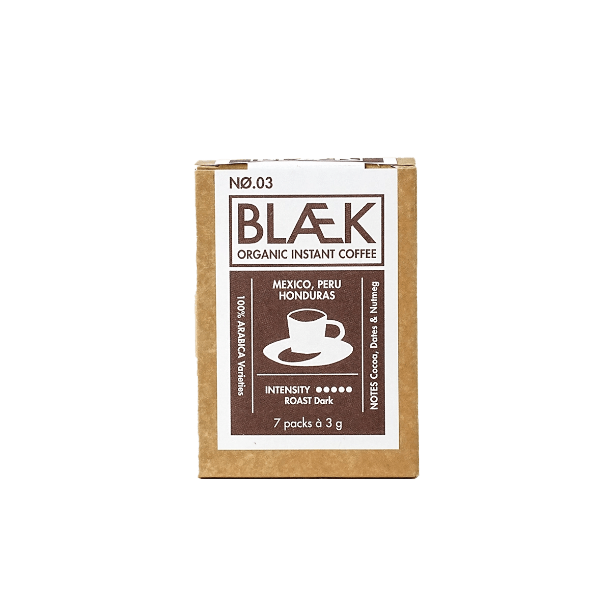 BLÆK To Go Box NØ.3 Dark Blend Instant - 60beans