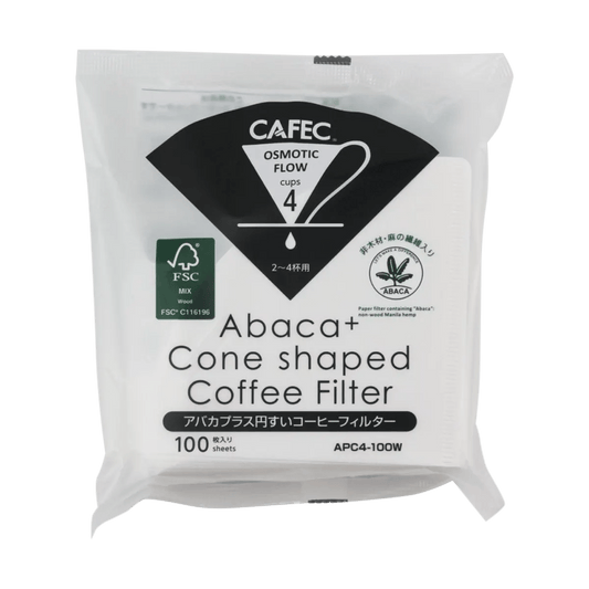 Cafec Abaca+ Cup 4 Filterpapier - 60beans