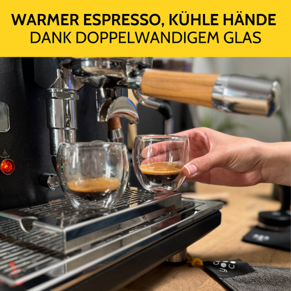 Coyooco 2 x Doppelwandige Kaffeegläser