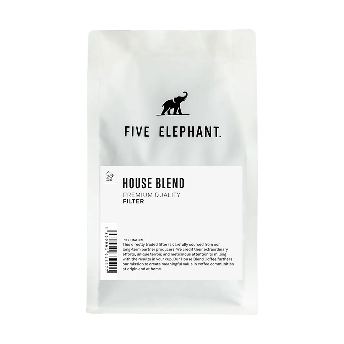 Five Elephant House Blend Filter - 60beans