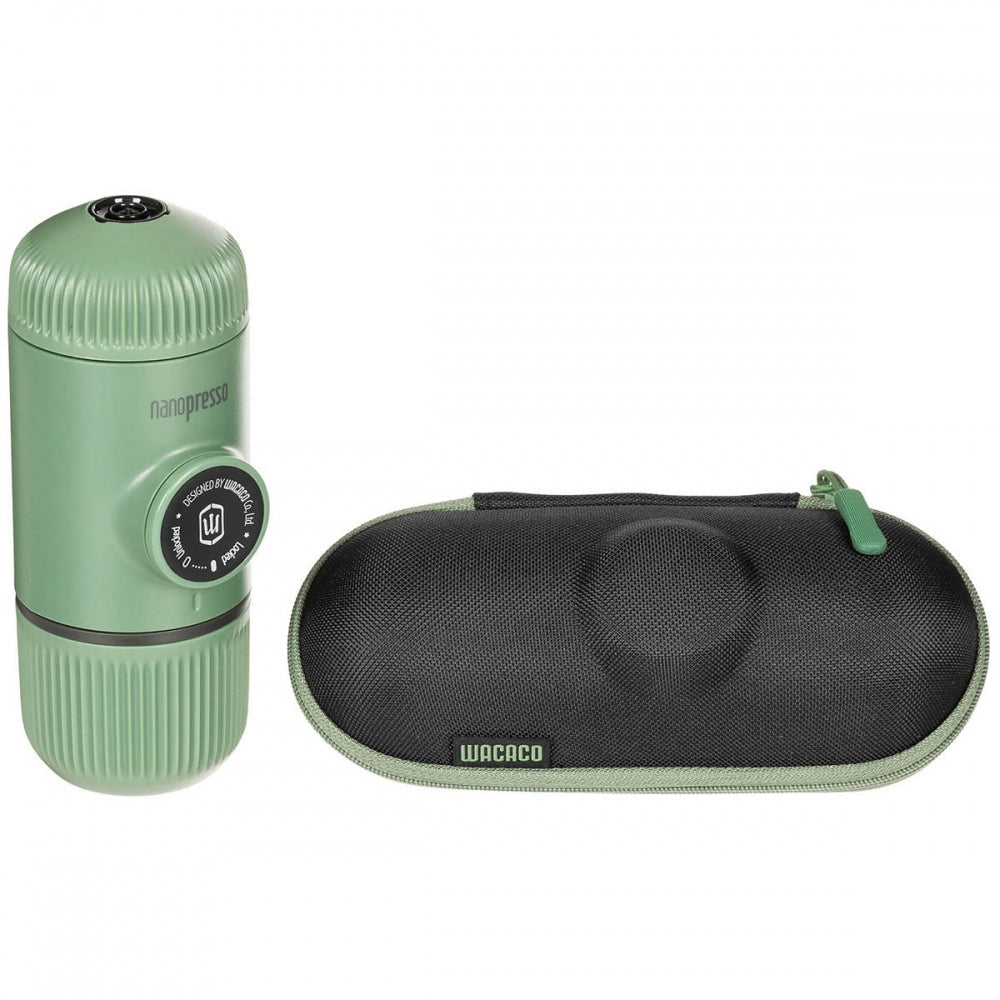Nanopresso mit Schutzhülle - Moos Grün