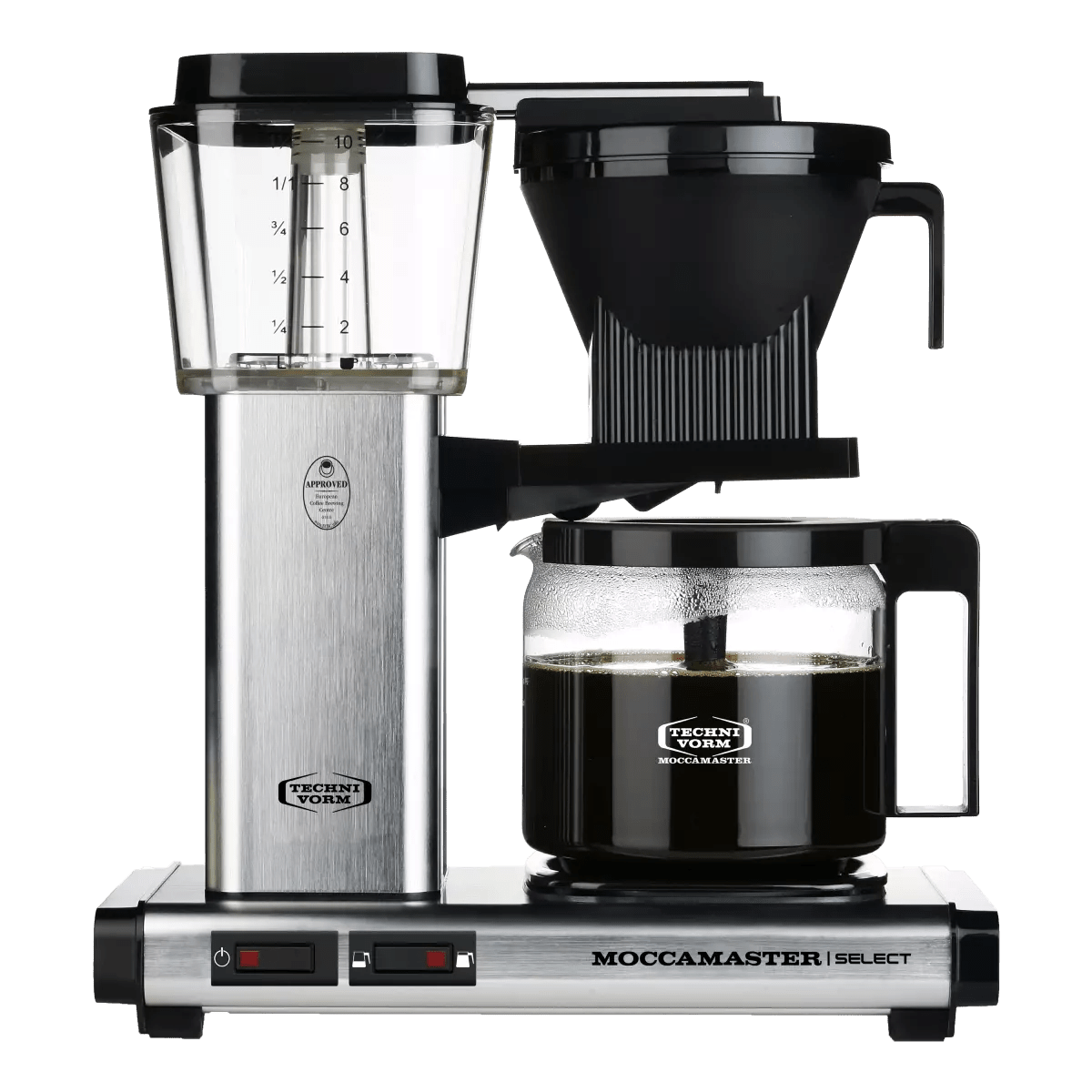 Moccamaster KBG Select Kaffeemaschine Alu gebürste - 60beans